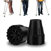SupreGear Cane Tips 3/4 inch, Anti-Slip Heavy Duty Rubber Tips for Canes \u0026 Crutches, 2 pack